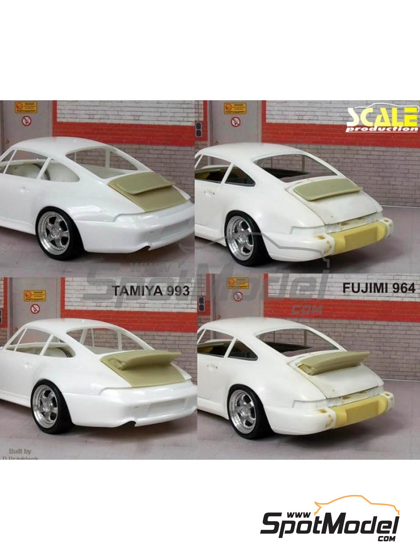 Scale Production SP24259-P964+P993: Transkit 1/24 scale - Porsche